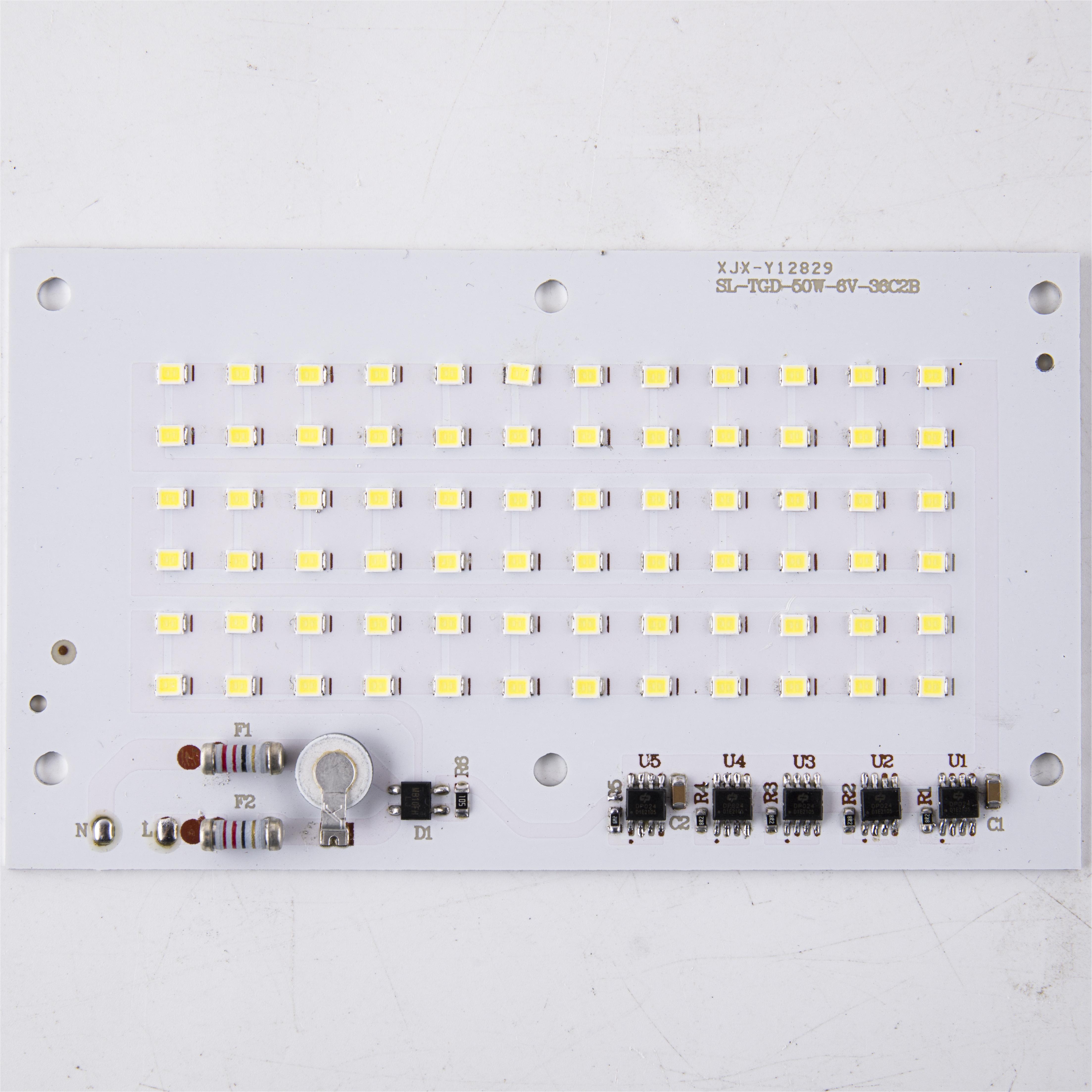 免驱动Led50W投光灯灯板