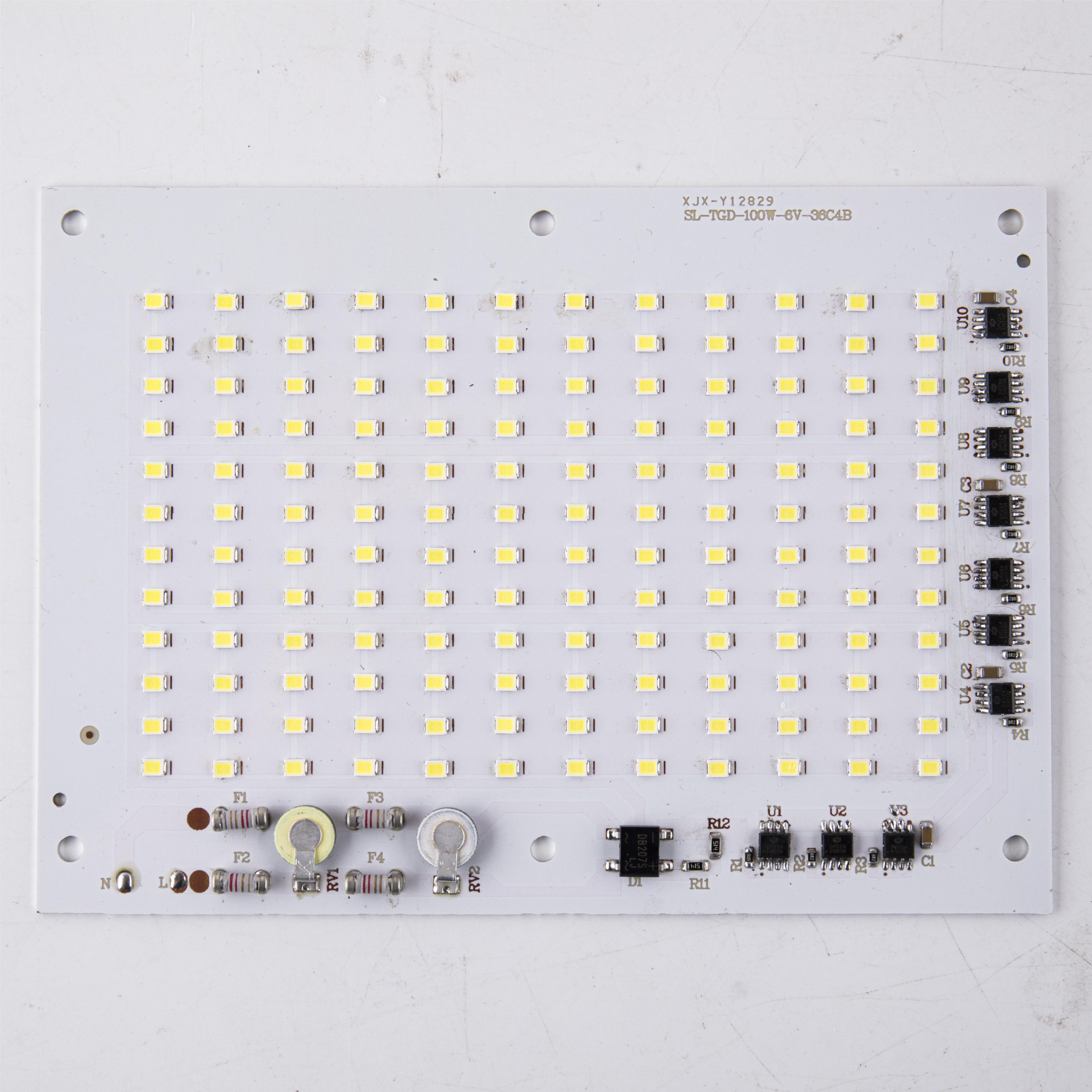 Led100W投光灯灯板