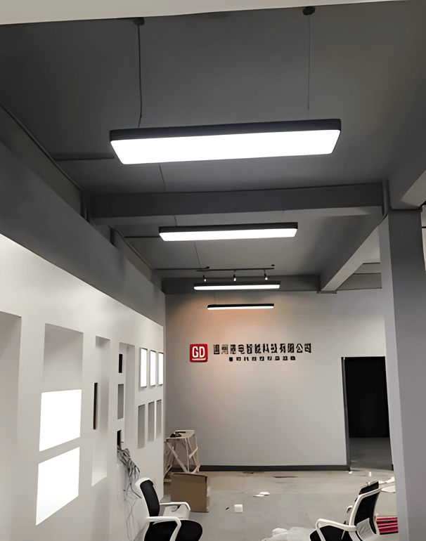 方通专用灯5/7/10公分条形灯超市办公灯健身房商用led长条灯吊灯