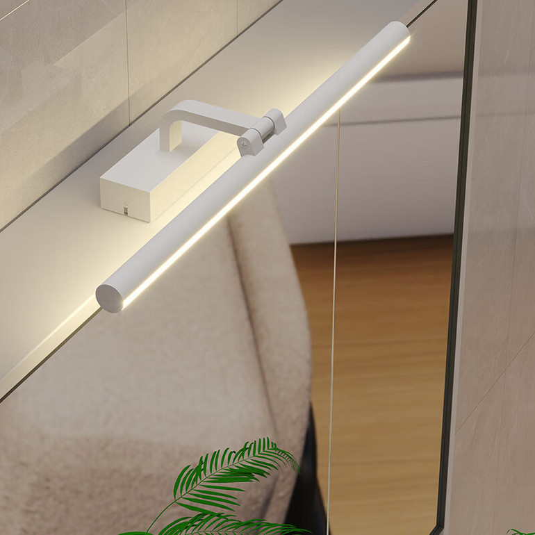 炬胜led镜前灯浴室卫生间免打孔高显指厕所可调节安装柜顶灯