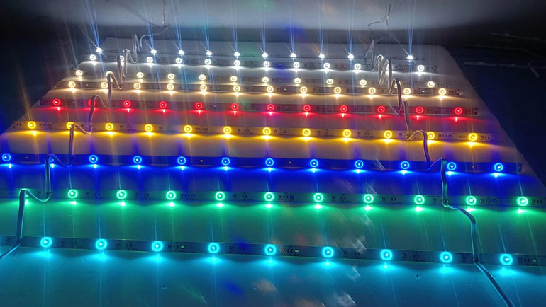 LED全色七彩区块灯灯带模组