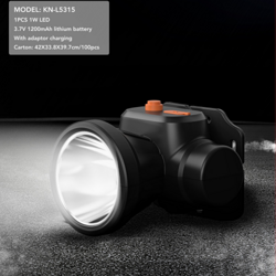 强光头灯​LED充电防水头戴式手电筒