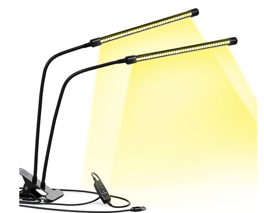 LED5V铝合金堵头夹子式植物补光灯