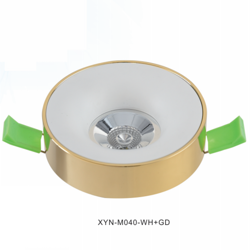 XYN-M040-WH+GD金色卡扣射灯