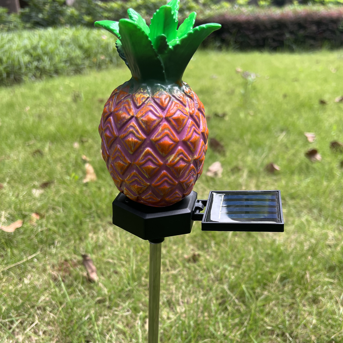 多晶硅菠萝太阳能户外景观灯