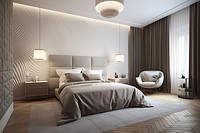 Materials Used for Geometric Single-Headed Bedside Chandeliers