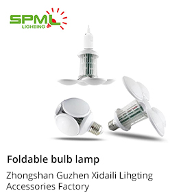 Foldable bulb lamp