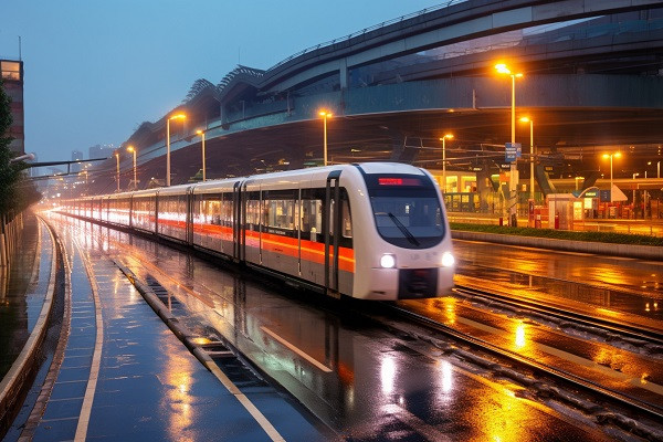 力牌简约蓝白路灯：照亮城市夜晚的重要角色