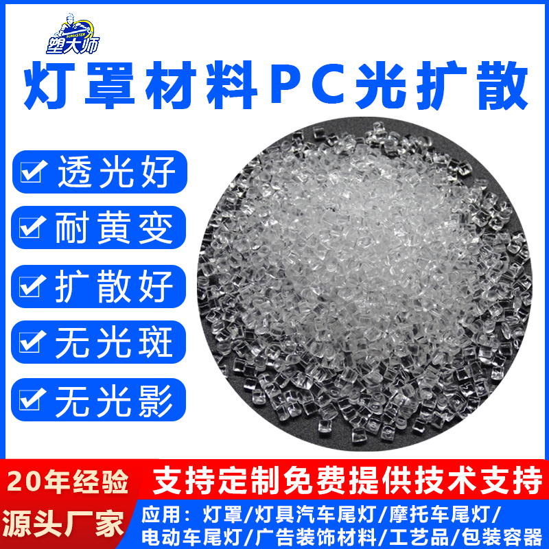 灯罩产品原料：PC光扩散