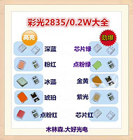 2835/0.2W彩光灯珠