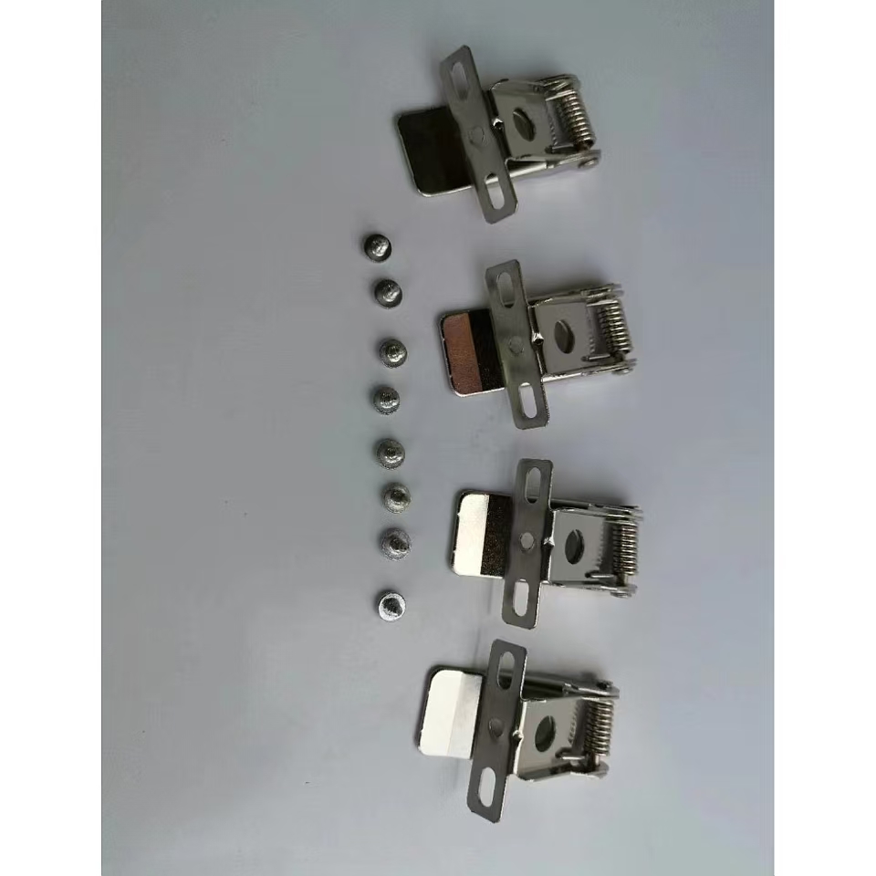 Concealed lighting spring clip with two hole buckle for fixing the lighting fixture spring clip