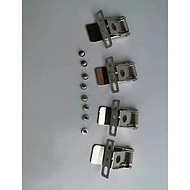 Concealed lighting spring clip with two hole buckle for fixing the lighting fixture spring clip