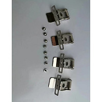 Concealed lighting spring clip with two hole buckle for fixing the lighting fixture spring clip