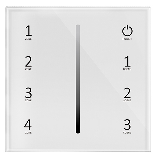 Touch switch color temperature control panel