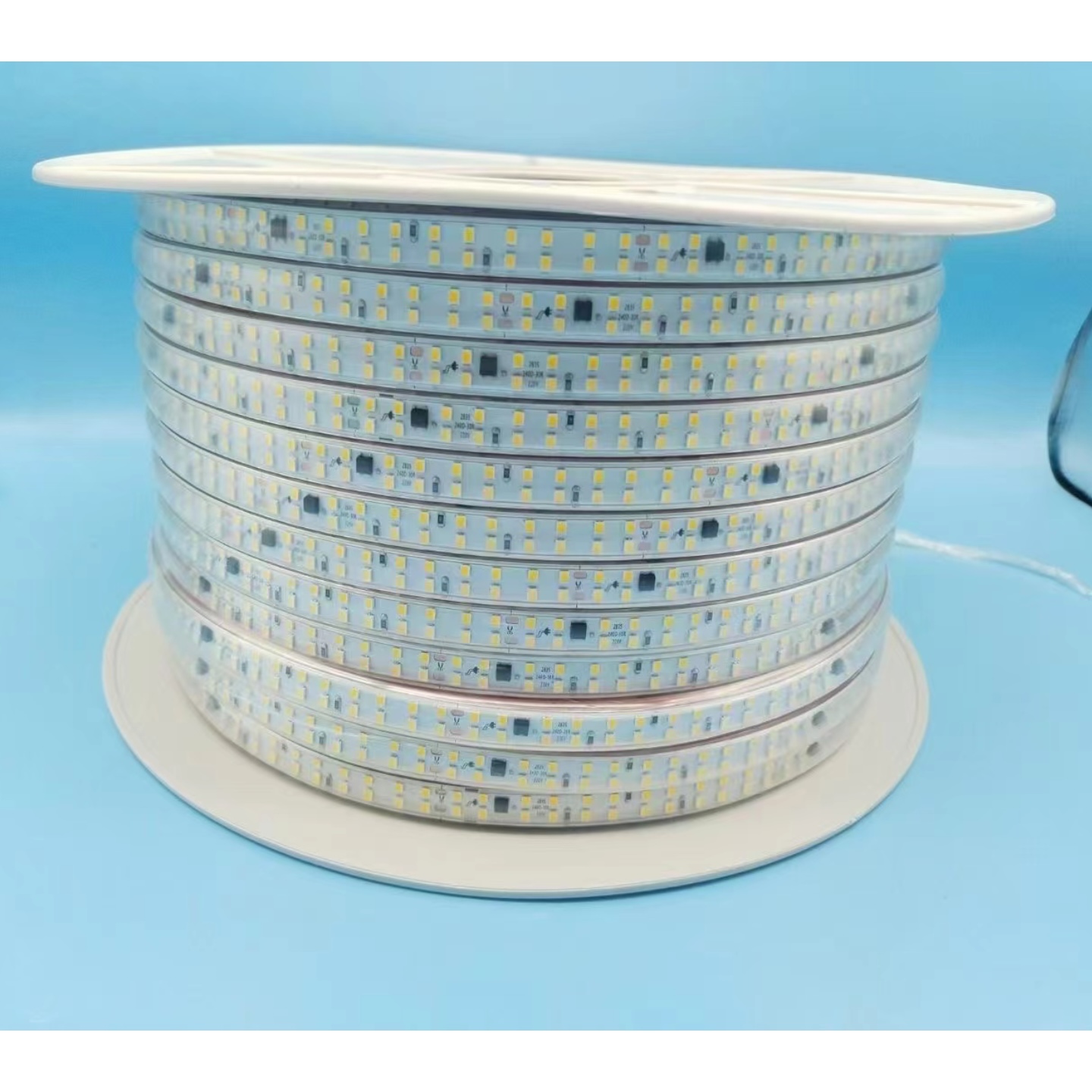Ultra bright waterproof adhesive coated light strip with high voltage non drive LED self-adhesive outdoor