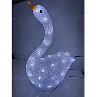 LED outdoor glowing swan lights