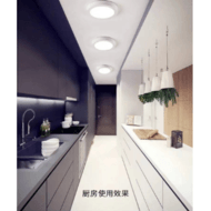 Kitchen lighting snap on down light