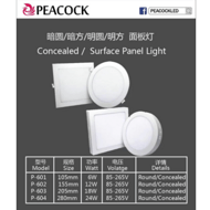 Adjustable light multi shaped panel light