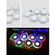 Irregular color changing exquisite down light