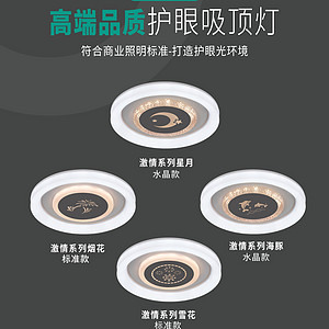 LED高端品质护眼吸顶灯设计感现代