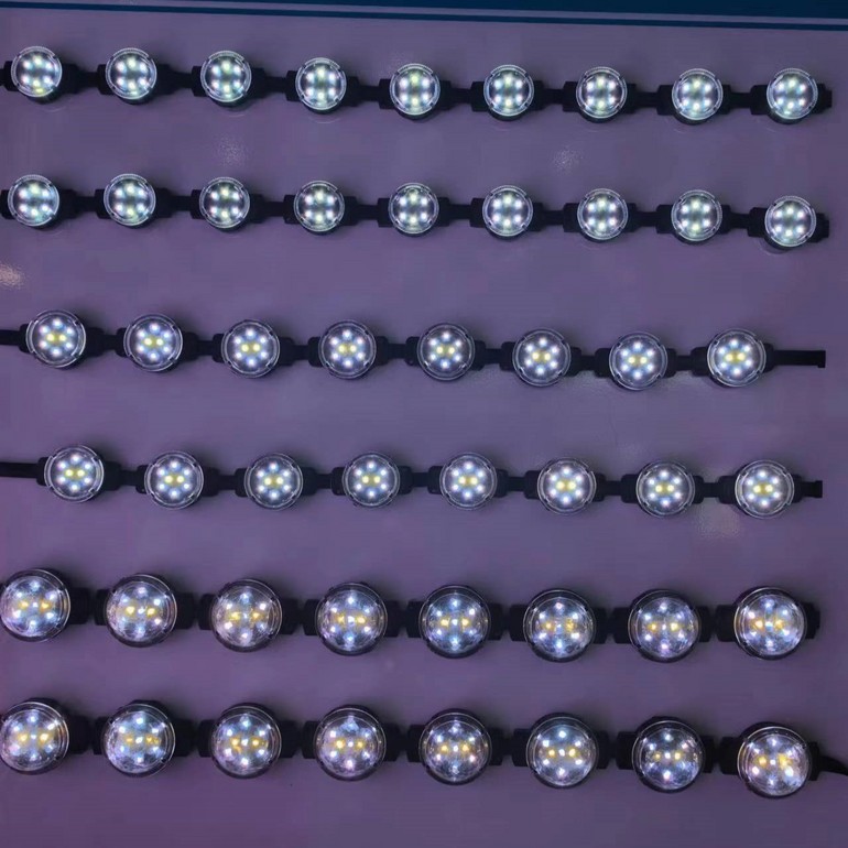 LED full-color point light source racing bead lighting project