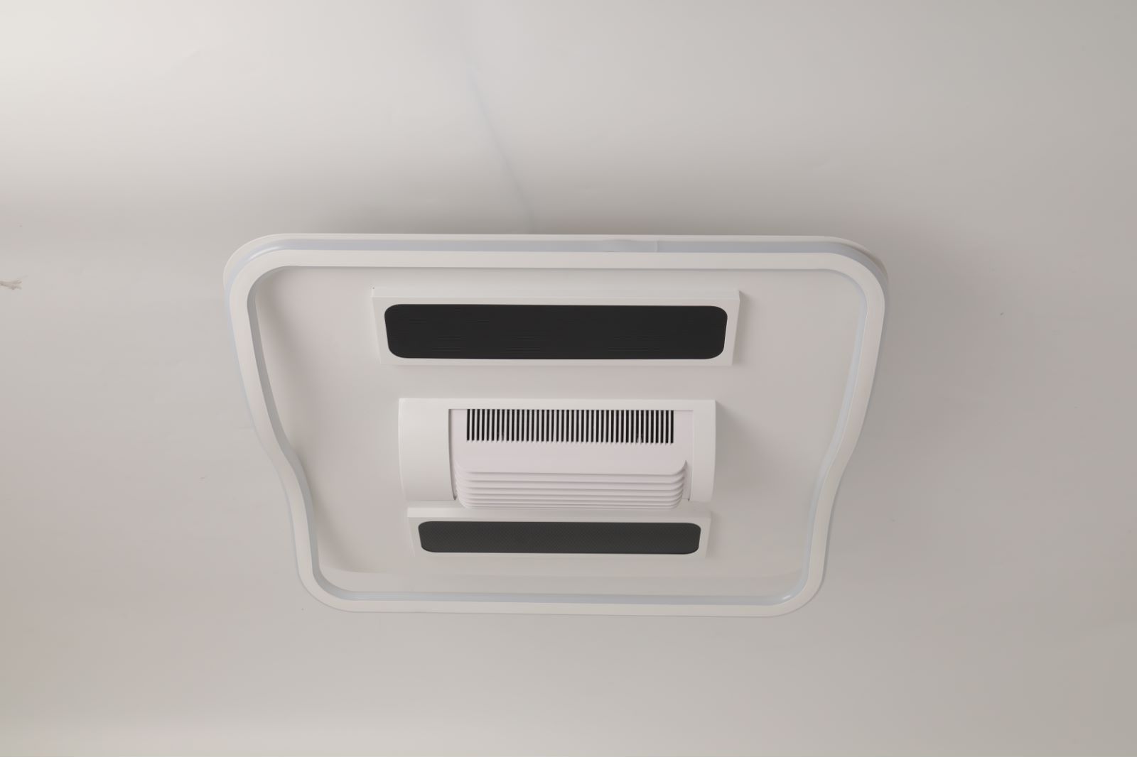 Adjustable cooling and heating integrated bladeless fan light, eye protection bedroom light, ceiling light