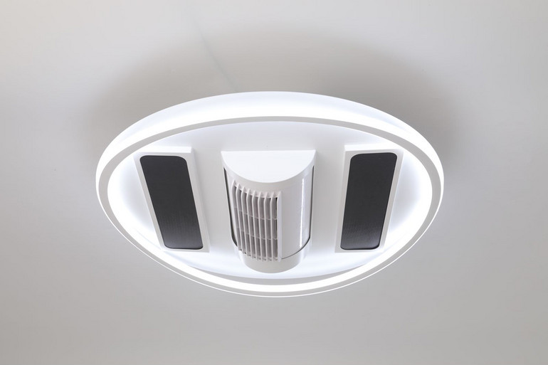 Leaf free ceiling fan lamp, infrared winter heating, graphene heating, ceiling lamp