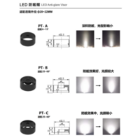 LED射灯专用防眩帽