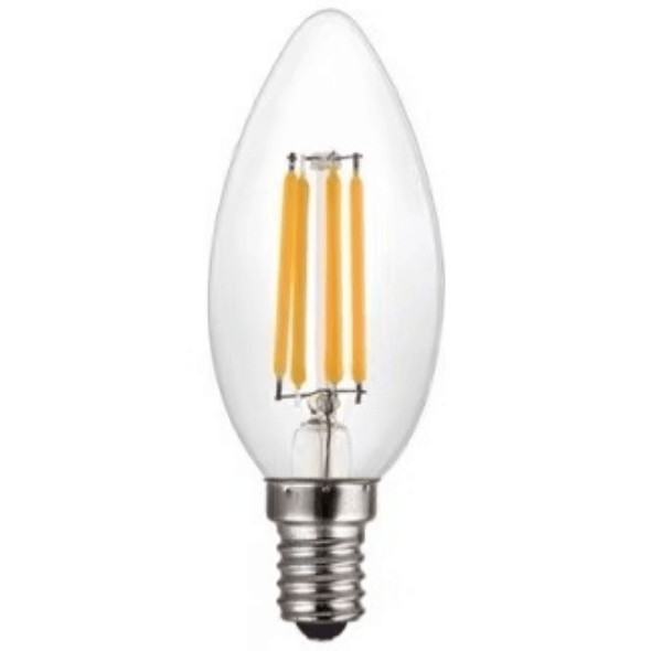 LED pointed tail tungsten wire crystal bulb