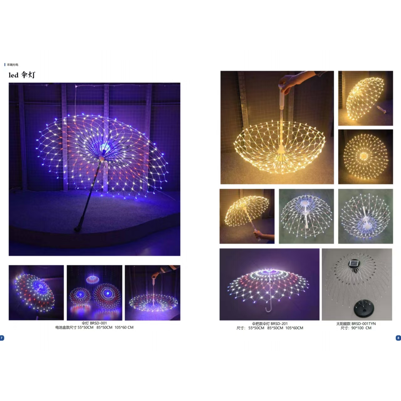 Cool umbrella holiday lights