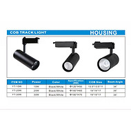 LED track spotlights, energy-saving spotlights, background walls, clothing stores, commercial use