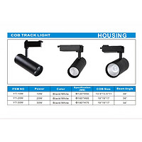 LED track spotlights, energy-saving spotlights, background walls, clothing stores, commercial use