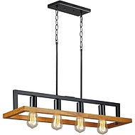 Horizontal bar bright atmosphere creative chandelier