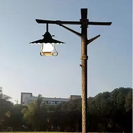 Chinese style simple solar landscape light