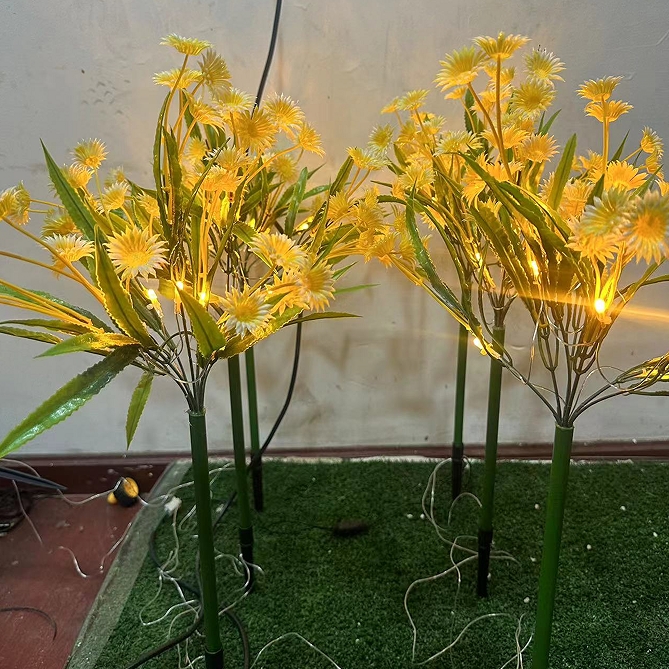少女可爱花束景观灯