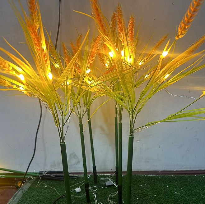 Wheat simulation modern landscape light