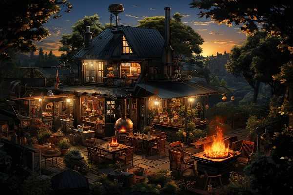 戶外庭院燈：照亮夜晚的花園