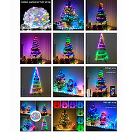 Colorful leather beads Christmas day lights