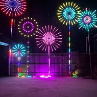 Internet celebrity fireworks and firecracker lights, Spring Festival atmosphere lights, new sunflower fireworks lights