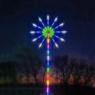 Fireworks lights, LED colorful music sound control lights, decorative atmosphere lights