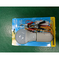 LED high-brightness lighting bulbs at night