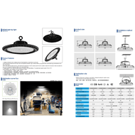 Underground garage waterproof lighting UFO light