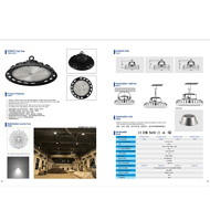 200W UFO dimming mining light