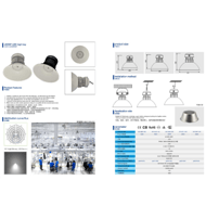 DOB linear factory lamp with high power of 100W