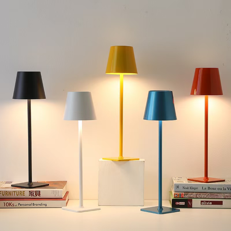 Multi-color light minimalist table lamp