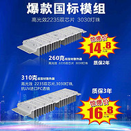 High luminous efficiency national standard LED module