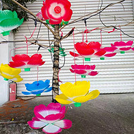 Joyful Lotus Lantern Colorful Decoration
