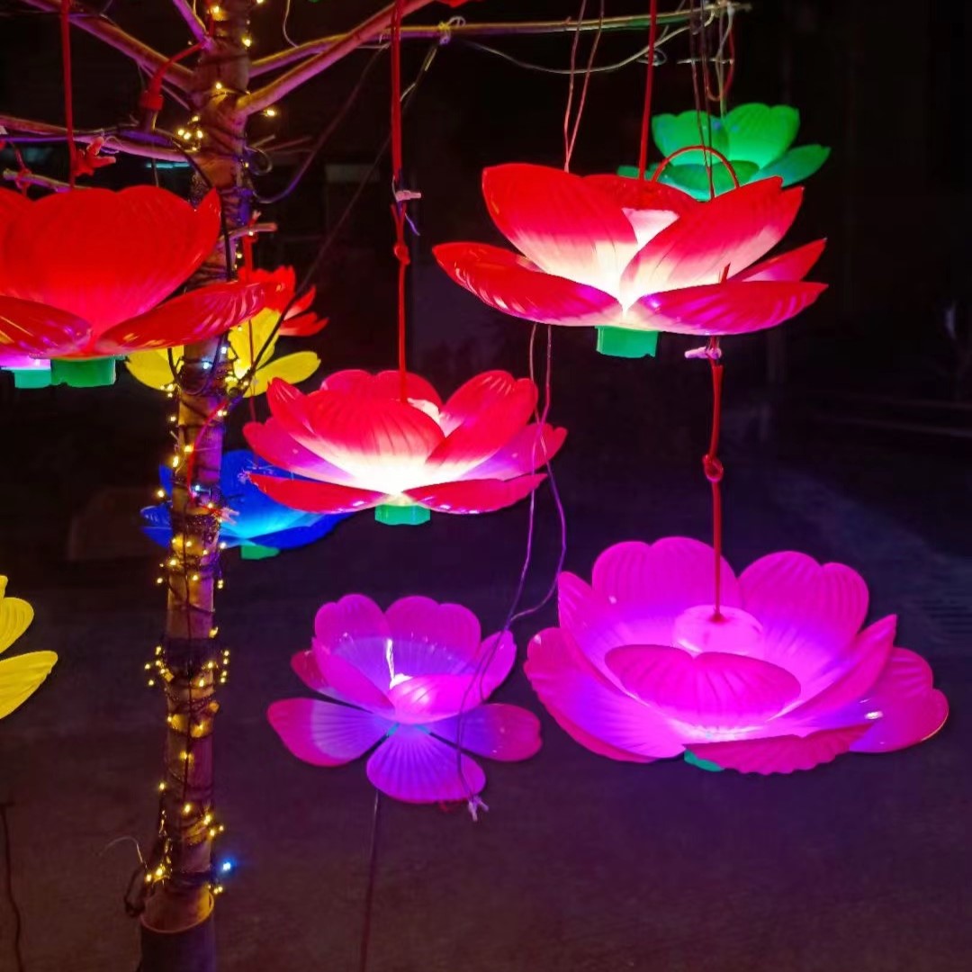 Outdoor Waterproof Lotus Lanterns