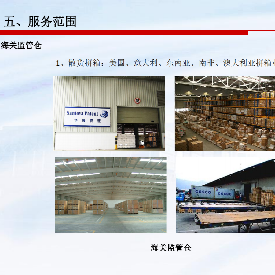 Patent International Logistics Customs Supervision Warehouse