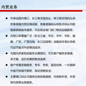 Patent International Logistics Domestic Trade Business